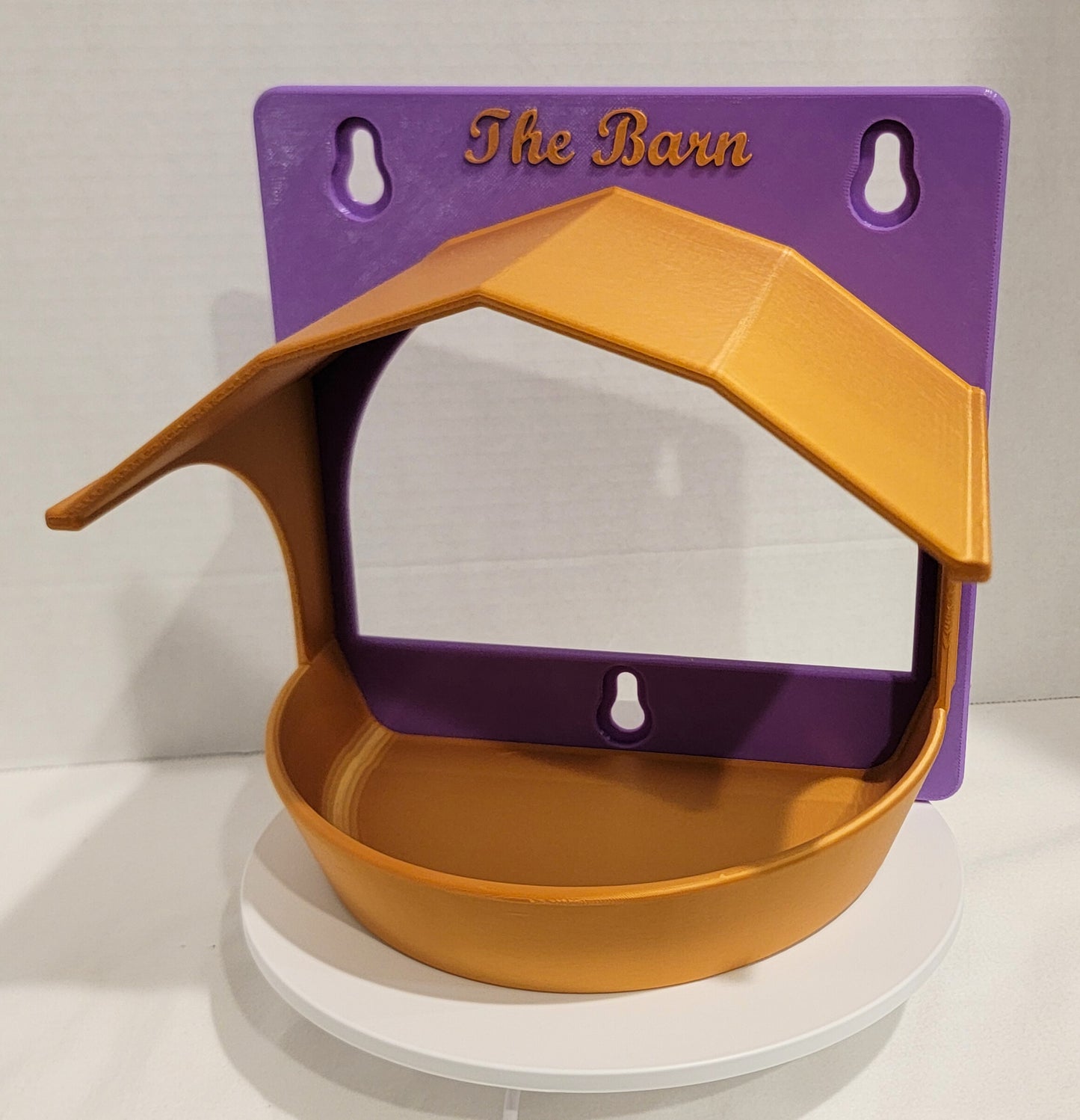 Window Bird Feeder – Barn Style (Suction Cup Mount)